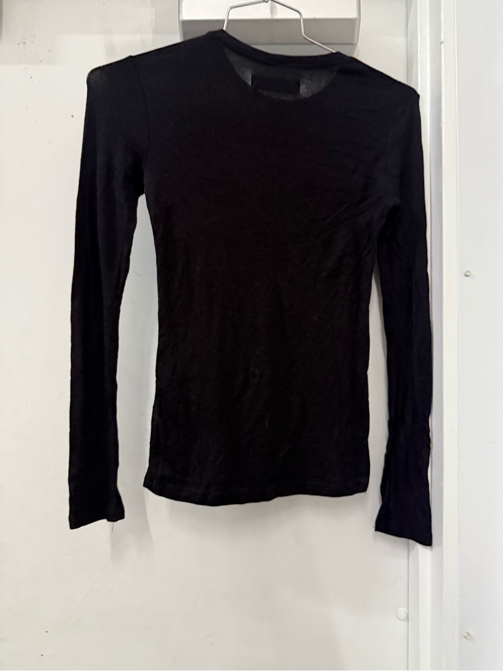 Reformation Classic Women's Long Sleeve Tee - Black
